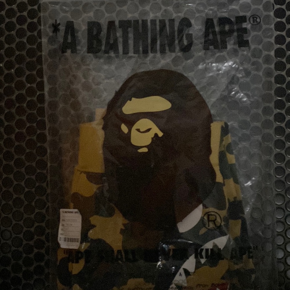 A Bathing Ape Camo Shark Sweatpants